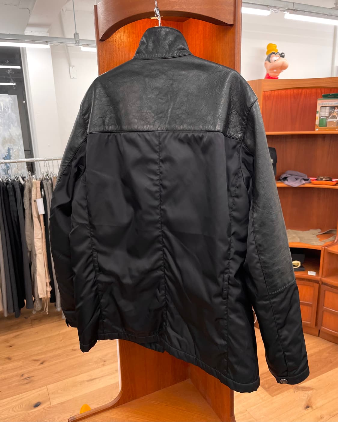 [48] 프라다 레더 나일론 자켓 상품이미지7