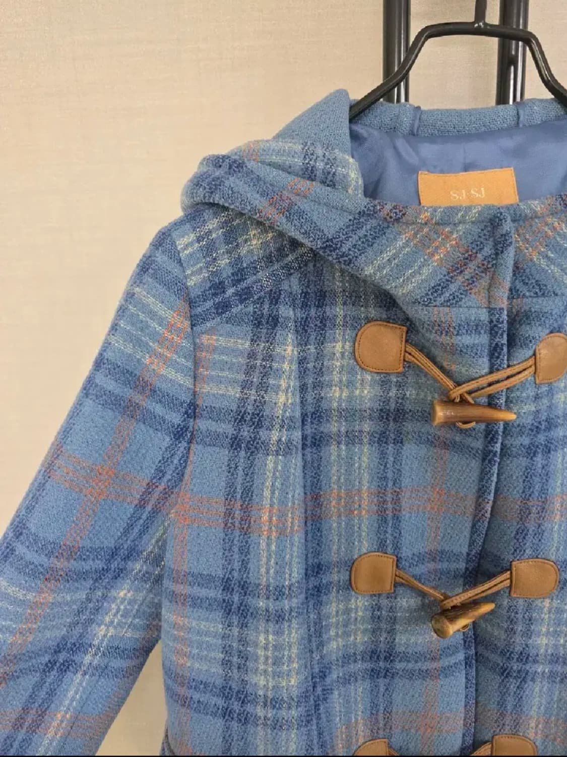 한섬 sjsj 모100% 귀여운 체크 떡볶이 상품이미지4