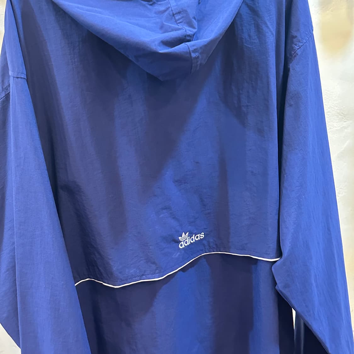 아디다스 네이비 아노락 후드 바람막이 L 상품이미지5