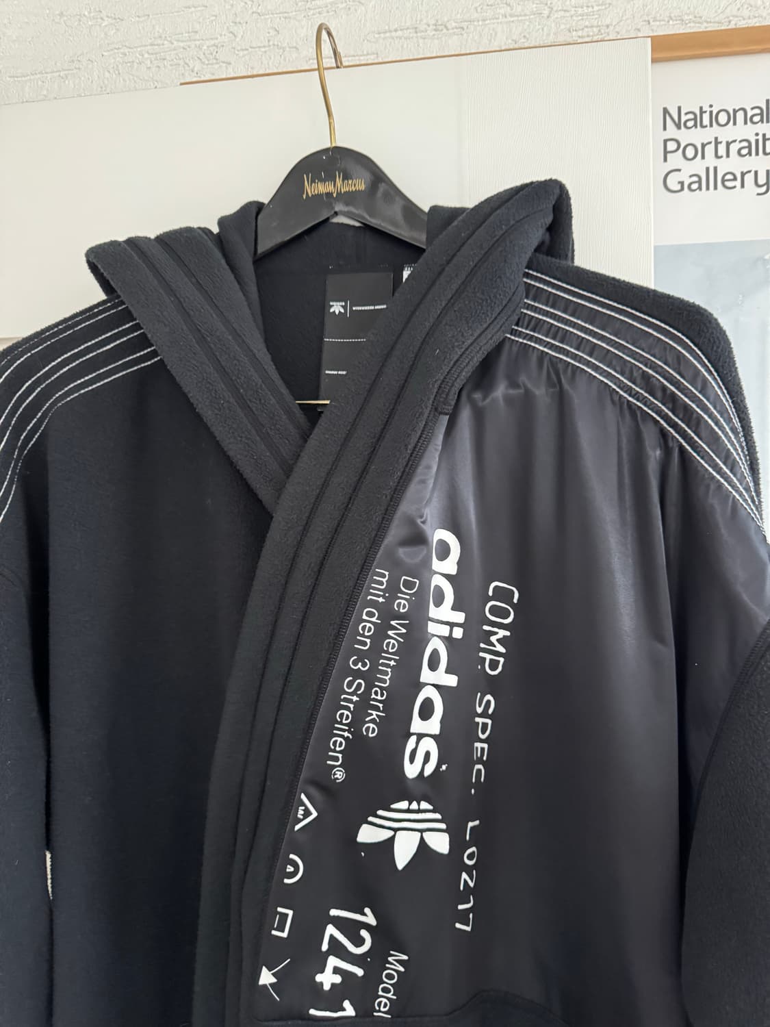 [아디다스x알렉산더 왕] 후드 롱 가운 XL 상품이미지3