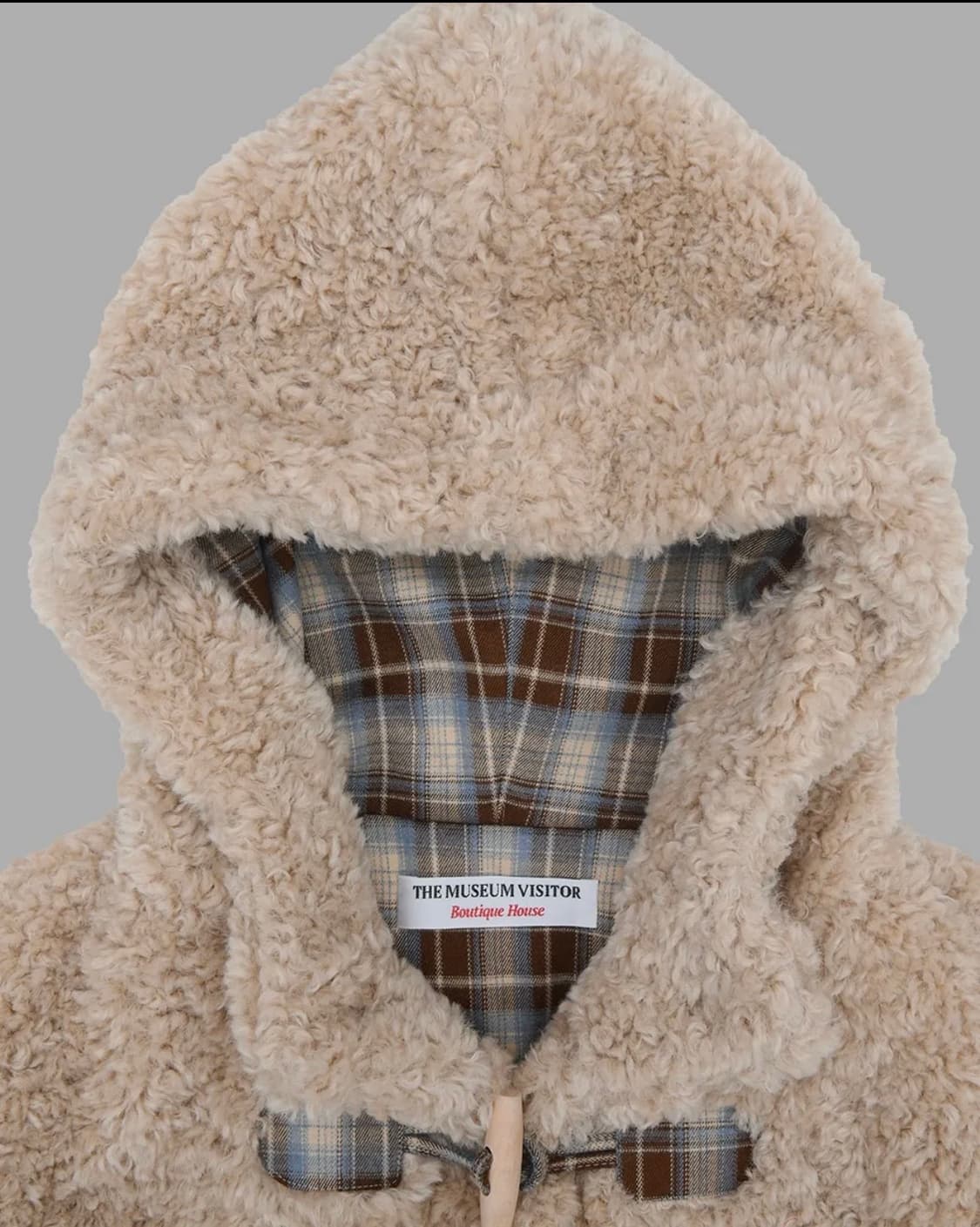 더뮤지엄비지터 뽀글이 / FUR JACKET (BEIGE) 상품이미지4