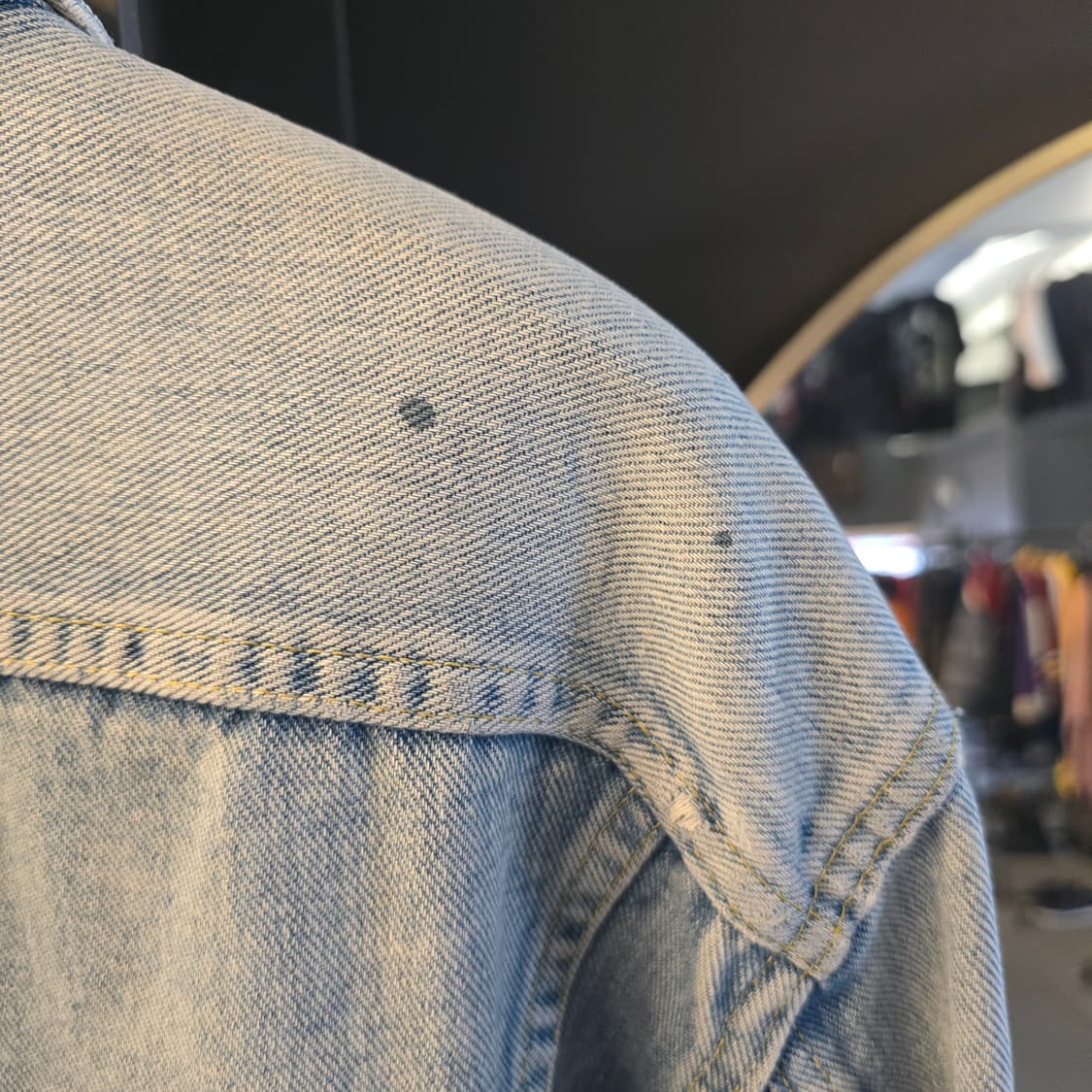 빈티지 Lee 라이더스 USA 데님 자켓 크롭핏 상품이미지10