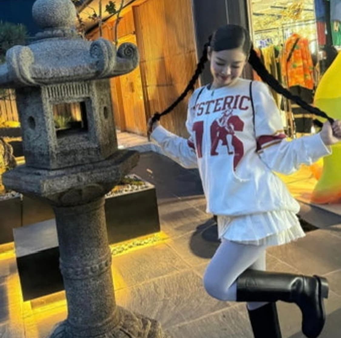 (W) 히스테릭 글래머 히스테릭 76 오버사이즈 점퍼 블랙 상품이미지3