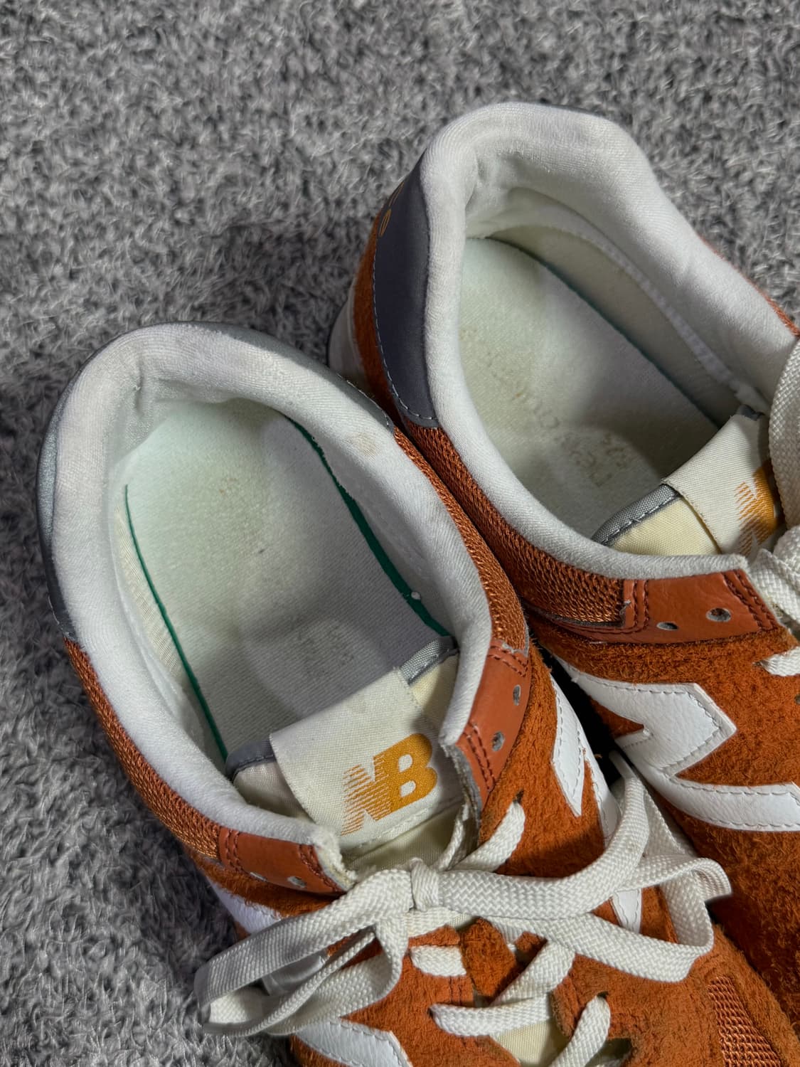 뉴발란스 574 헤리티지 오렌지 버스트 화이트 상품이미지4