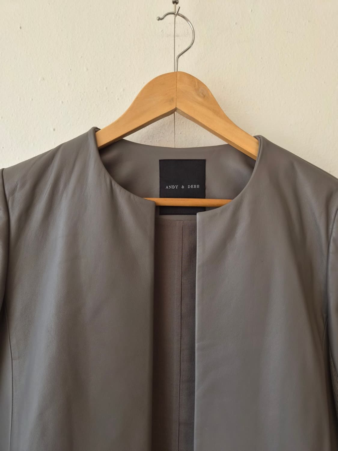 앤디앤뎁 여성 양가죽오픈자켓 88-90-155사이즈 상품이미지1