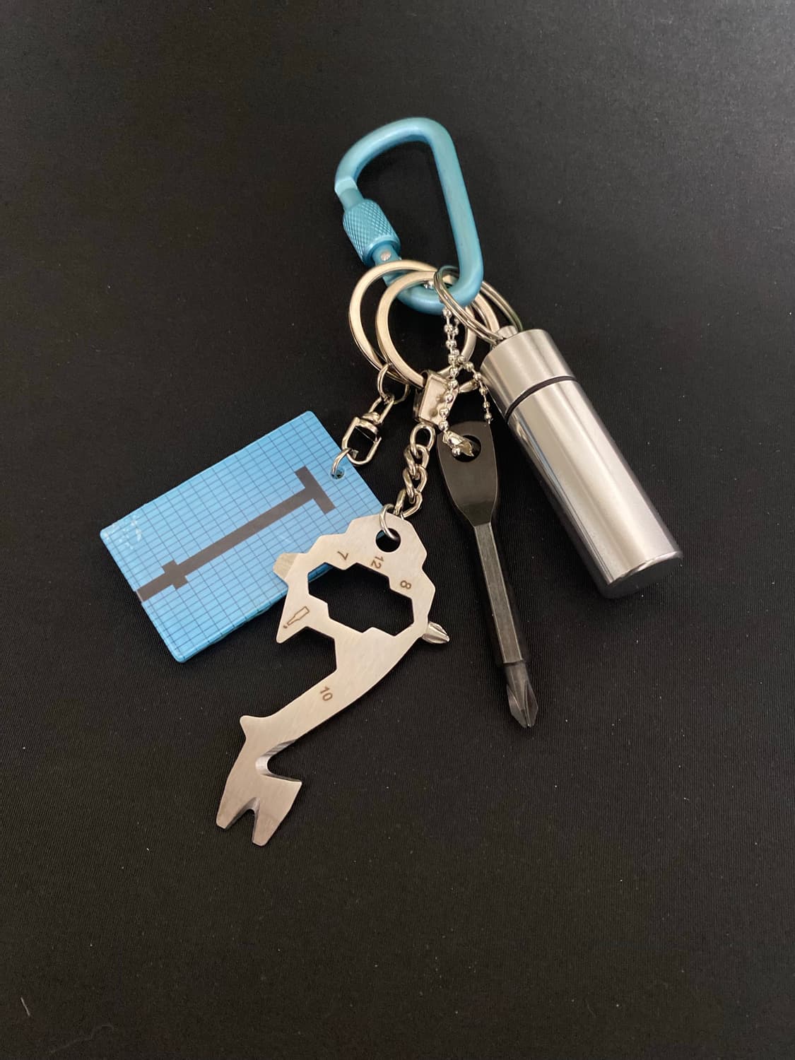 스카이블루 멀티툴 키링 상품이미지1