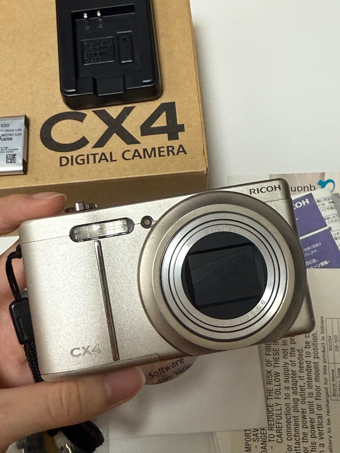리코 cx4 골드실버 박스 양도 판매 상품이미지2