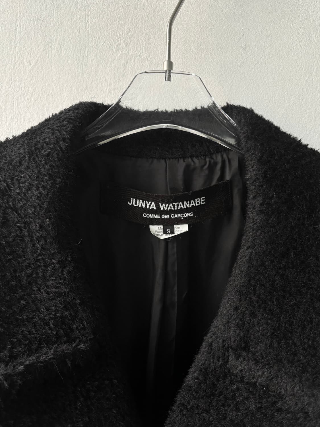 준야와타나베 알파카 울 하프 코트 상품이미지7