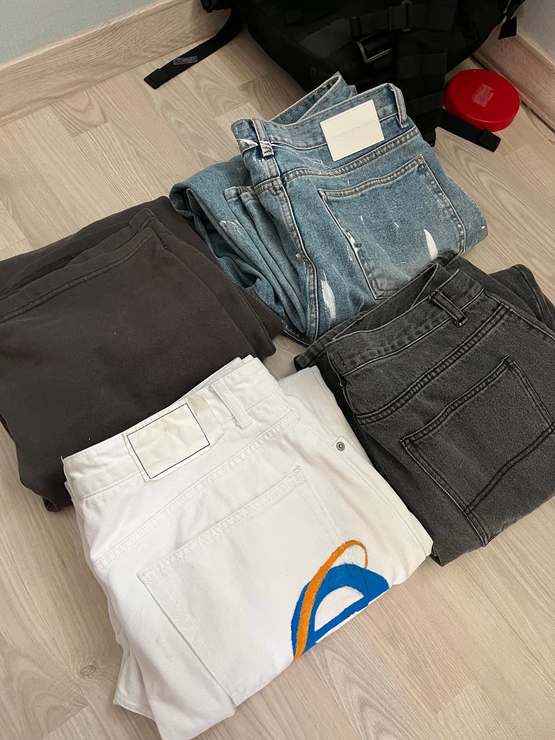 빈티지 바지 네벌 일괄 상품이미지1