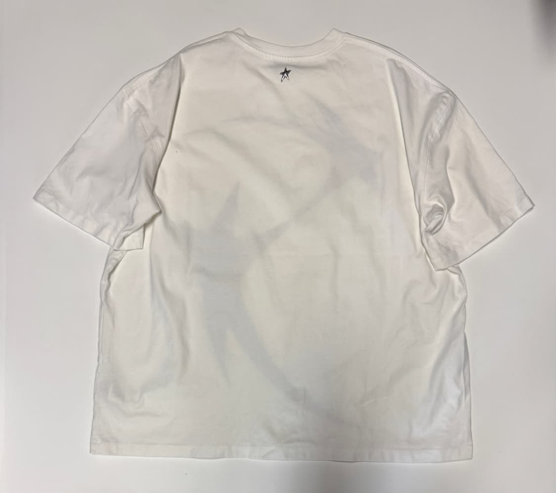 희귀!! Mugler x H&M 프린팅 오버핏 반팔 티셔츠 XL 상품이미지2