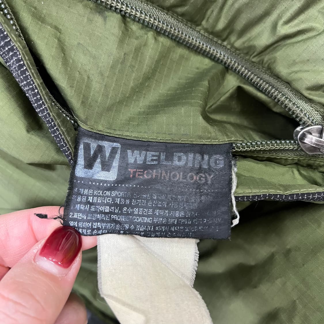 [100] 코오롱스포츠 등상 다운 후드 패딩 자켓 0114M1 상품이미지3