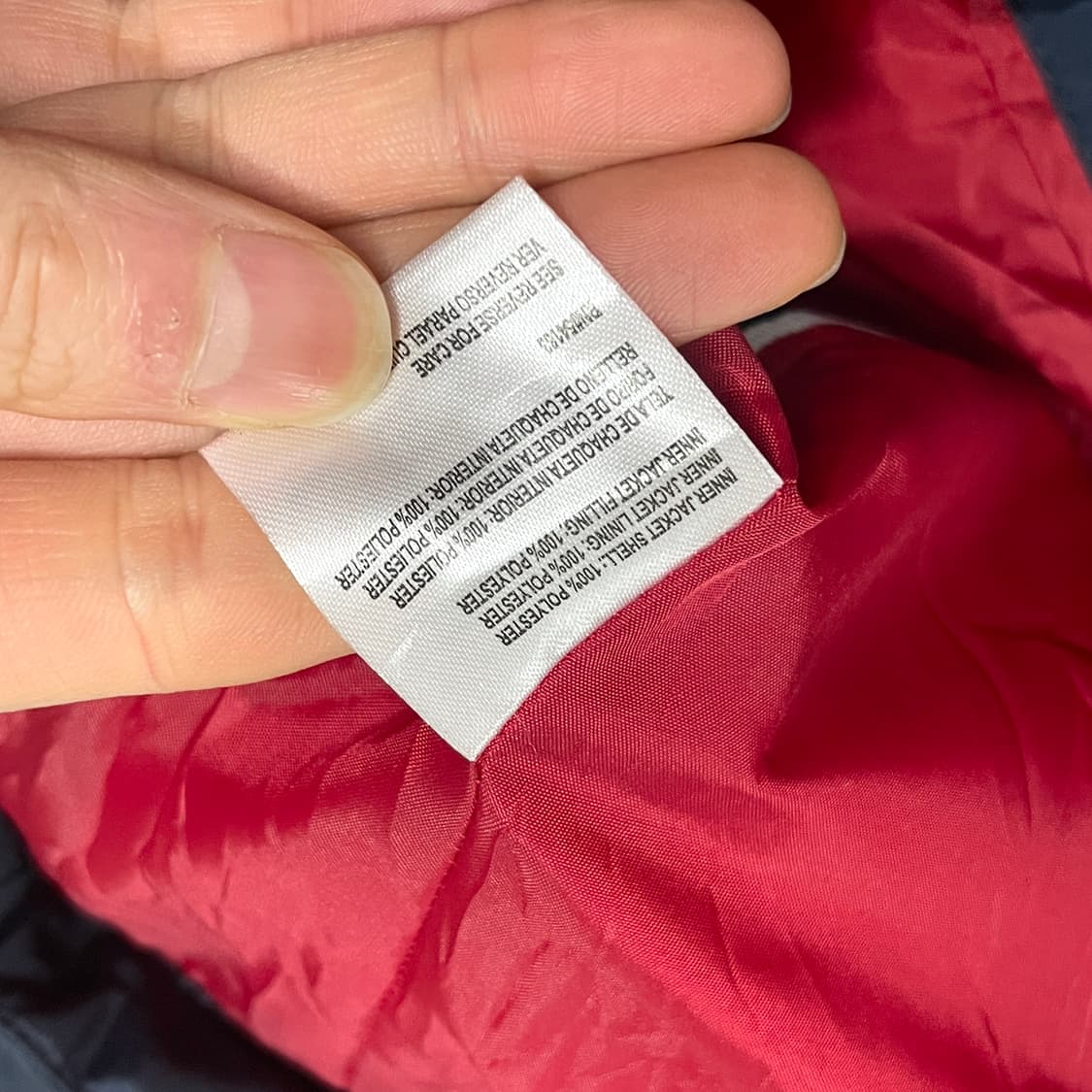 타미힐피거 네이비 퀼팅자켓 여성L 상품이미지4