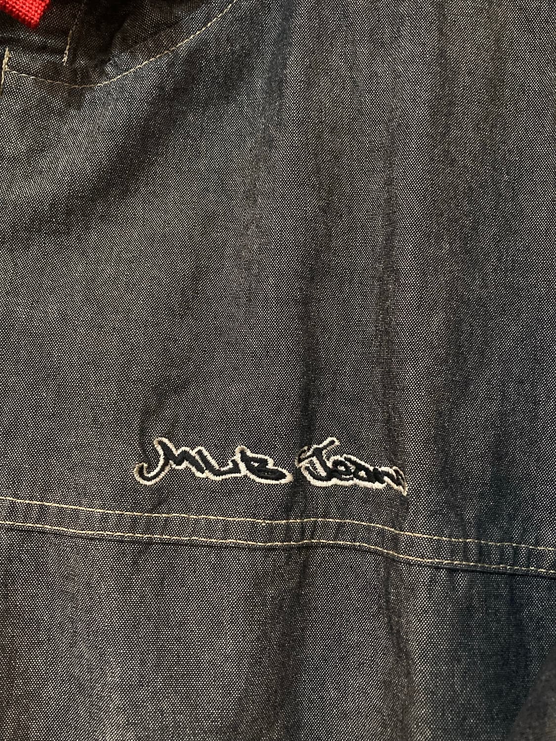 ⚜️MLB(엠엘비) 올드스쿨 데님 후드 재킷 상품이미지3