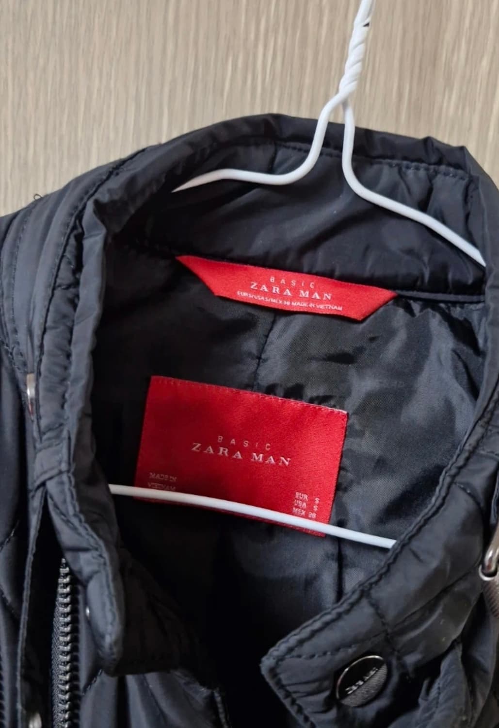 자라 투웨이 사선 이중 지퍼 퀼팅 바이커 자켓 상품이미지3