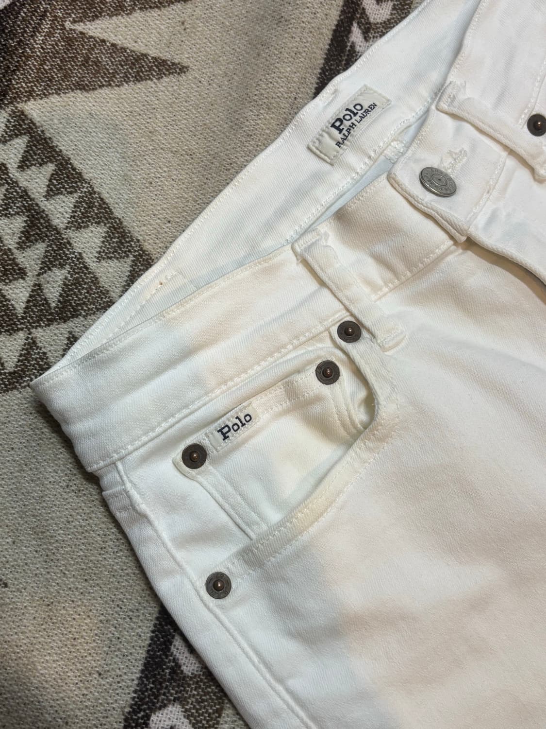 폴로 랄프로렌 스키니 화이트 상품이미지3