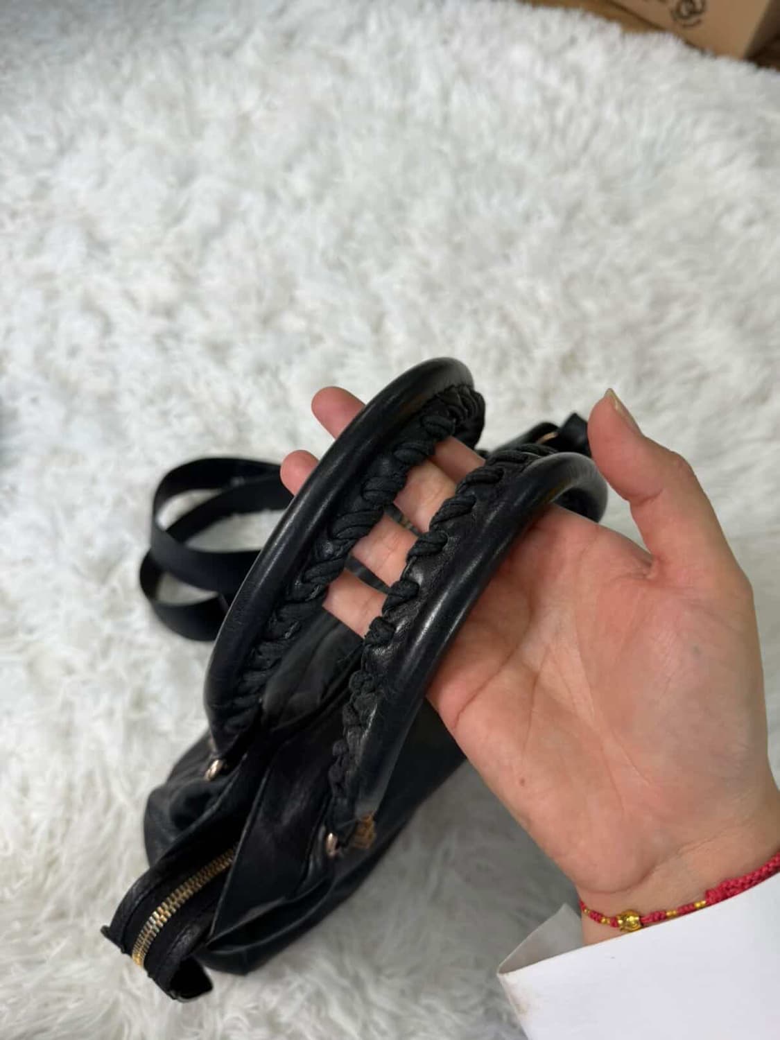 발렌시아가 모터백 블랙 정품 상품이미지8