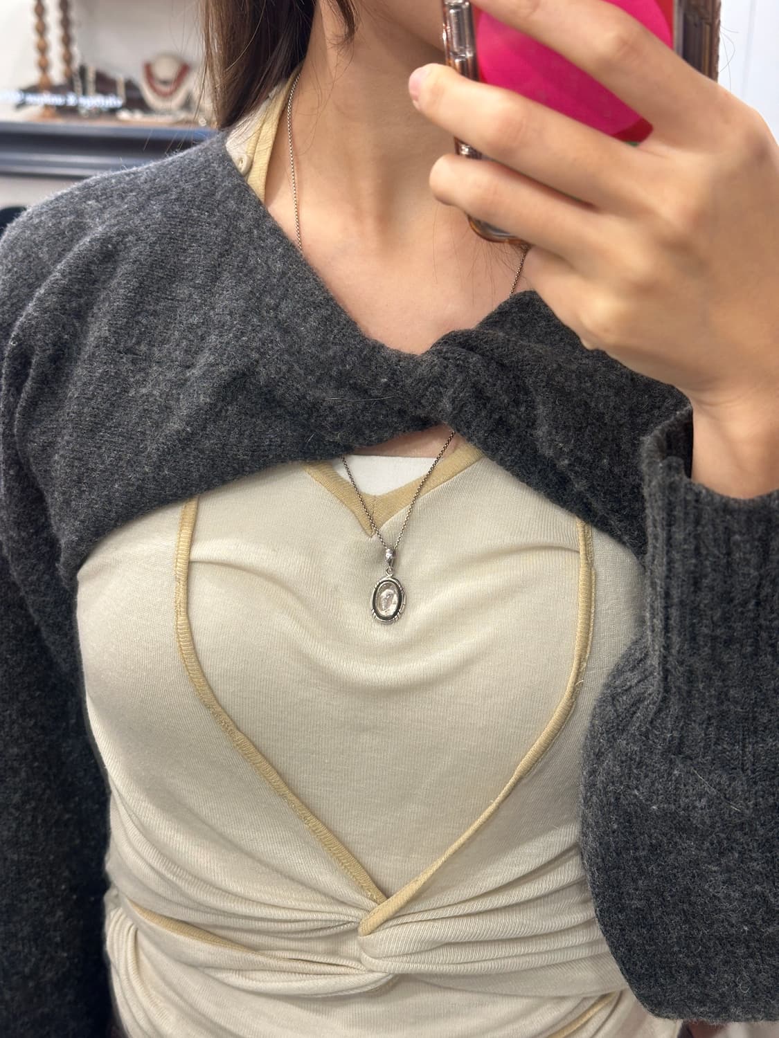  Vintage Quartz 925Silver Necklace 상품이미지6