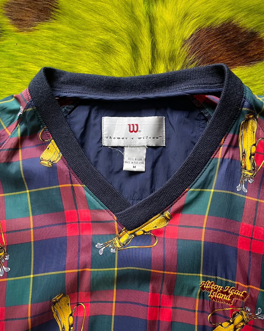 90s Thomas E. Wilson Retro Check Warm-up 상품이미지4