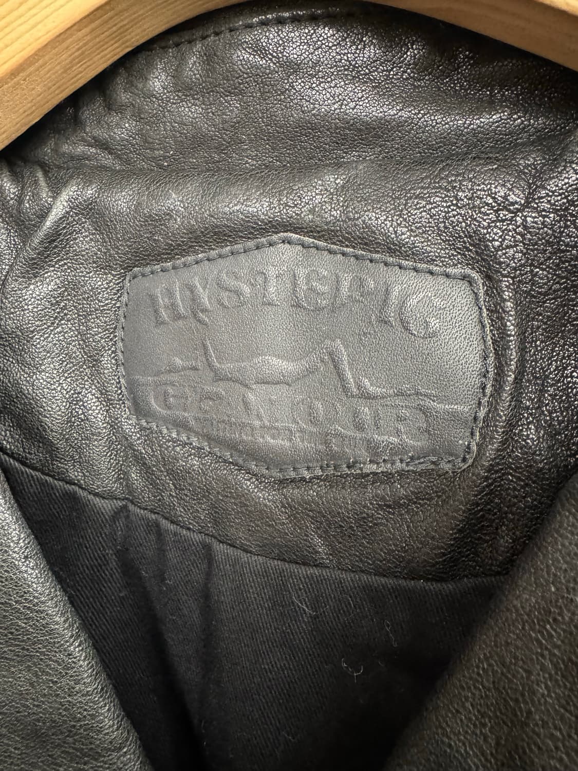 히스테릭 글래머 램 레더 더블 라이더 재킷 상품이미지5