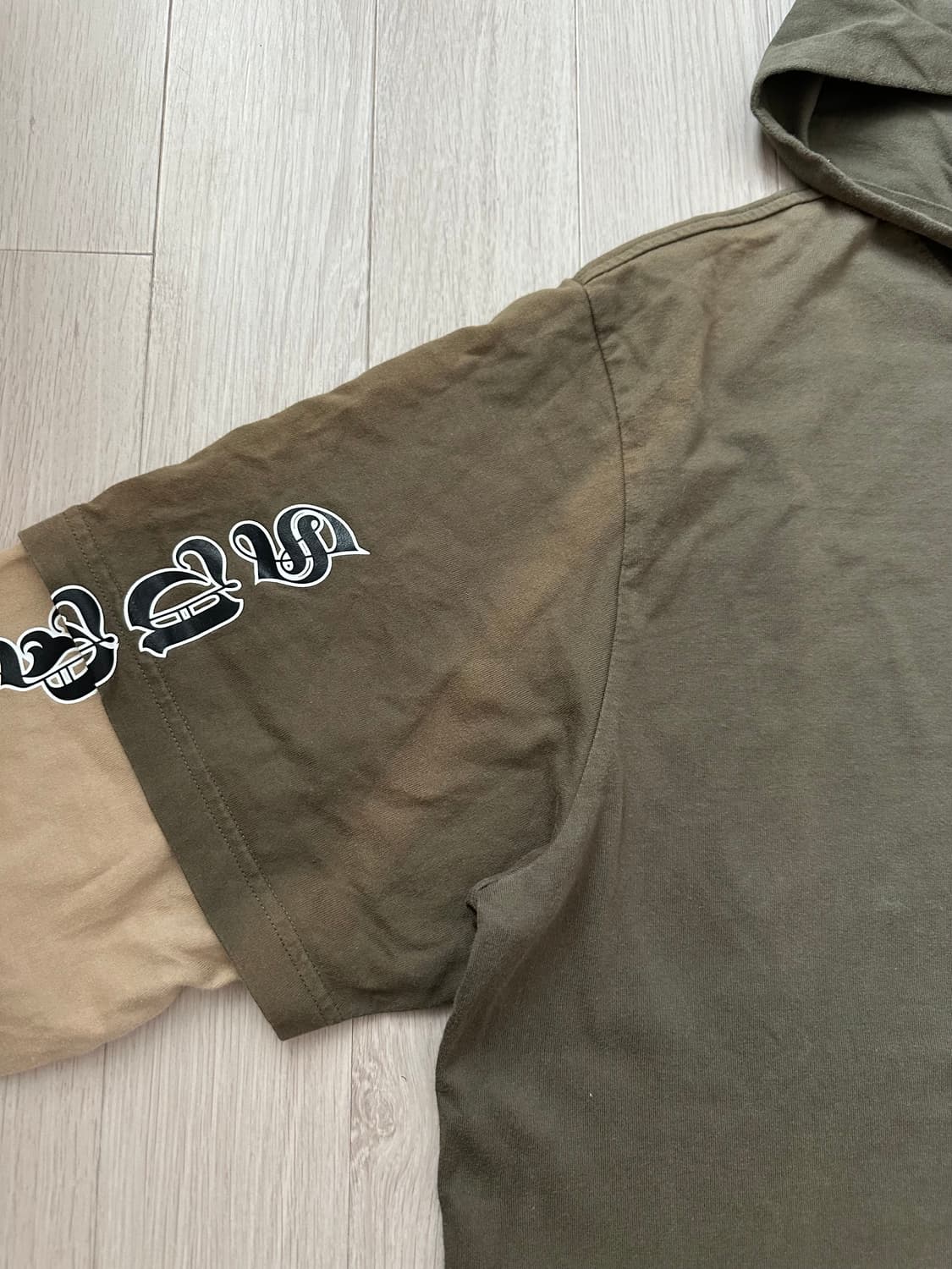 Supreme 슈프림 레이어드 후드 롱슬리브 탑 22FW [올리브-L] 상품이미지4