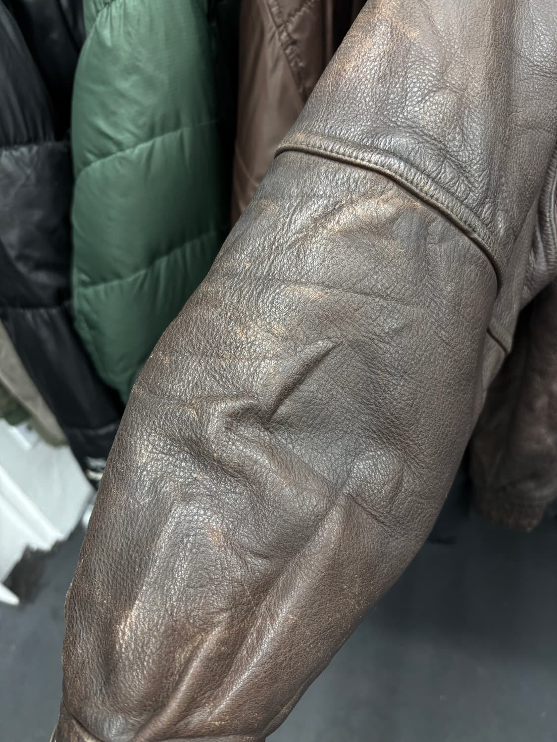 VTG 소가죽 봄버자켓 상품이미지6