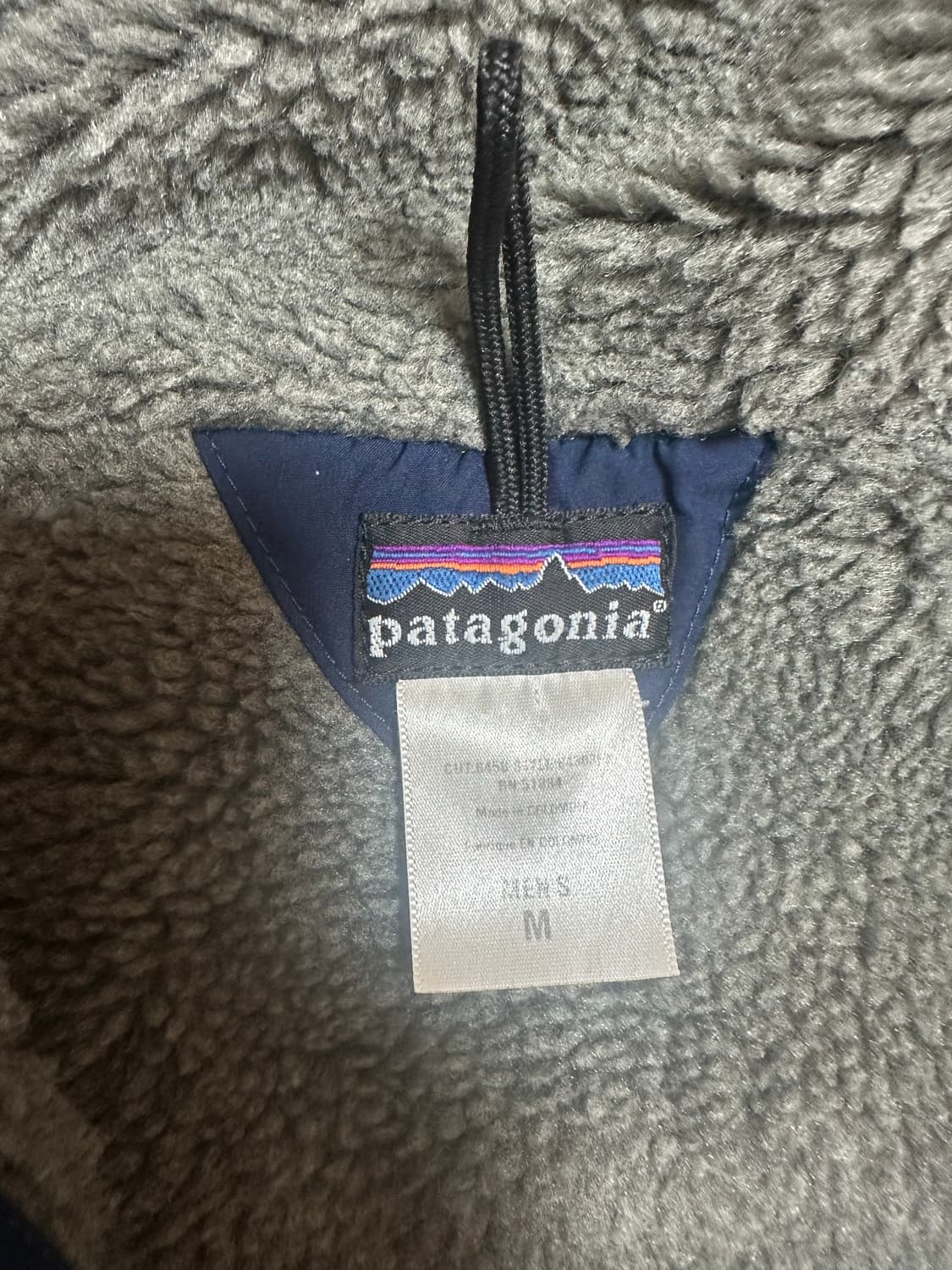 (M)빈티지 파타고니아 인퍼노 스노우파카 네이비 딥파일 라이닝 상품이미지4