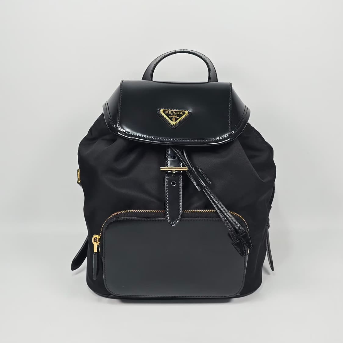 프라다 리나일론 브러쉬드 레더 백팩  상품이미지2