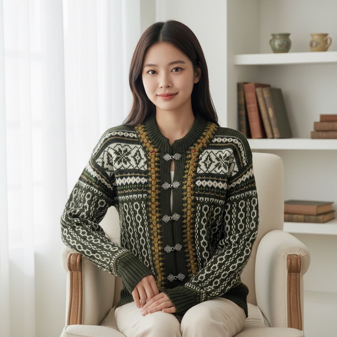 No.1 노르딕 헤리티지 가디건 상품이미지7