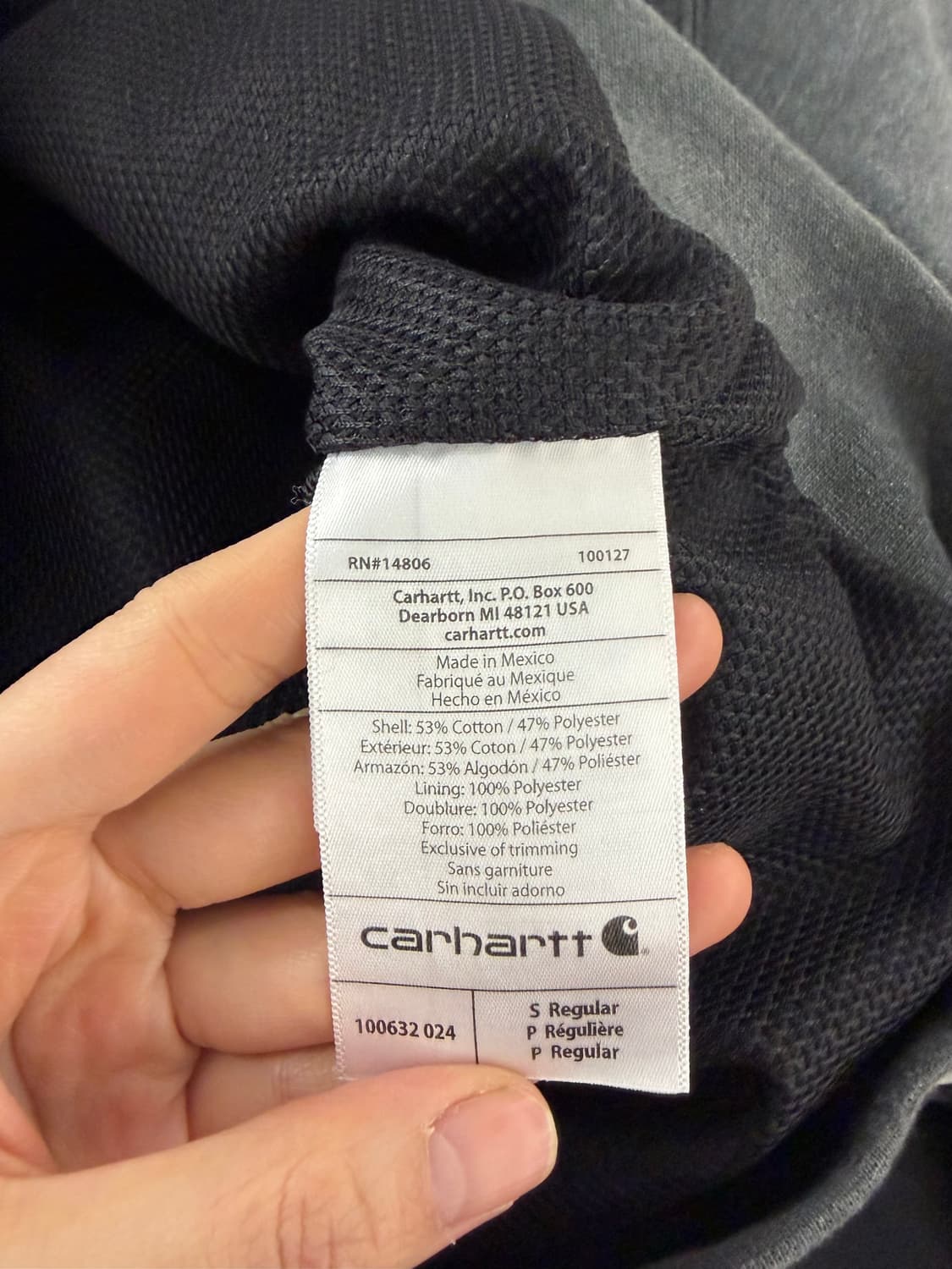 Carhartt rain defender hooded zipup S 상품이미지8