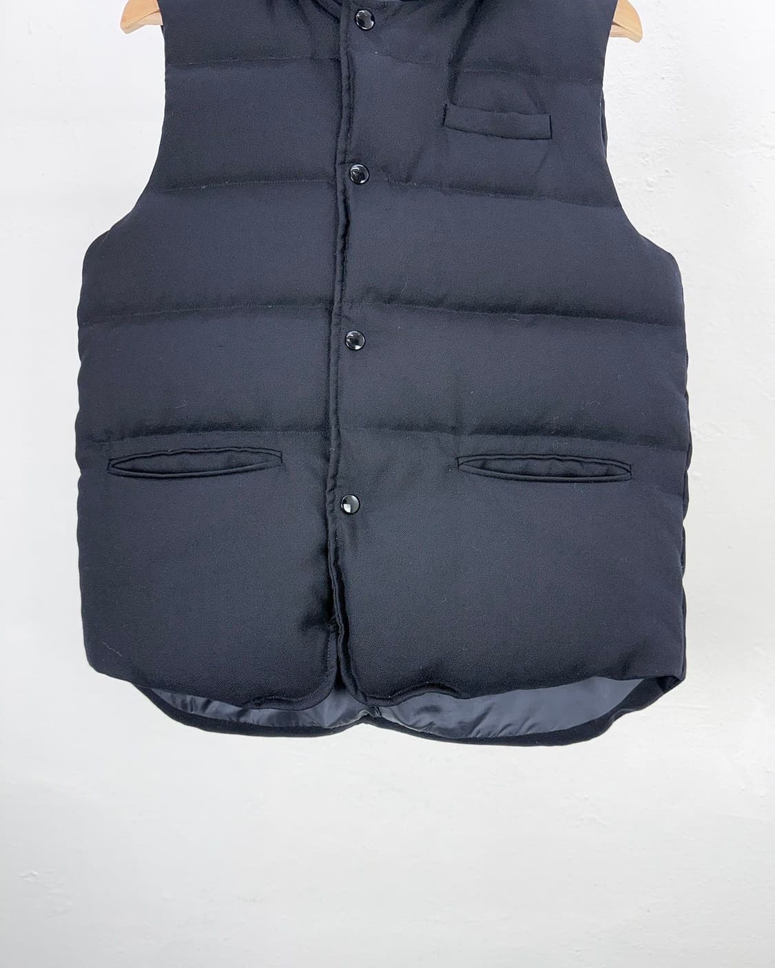 언더커버 리즘 조니오 블랙 히든 후디 다운 패딩 베스트 상품이미지4