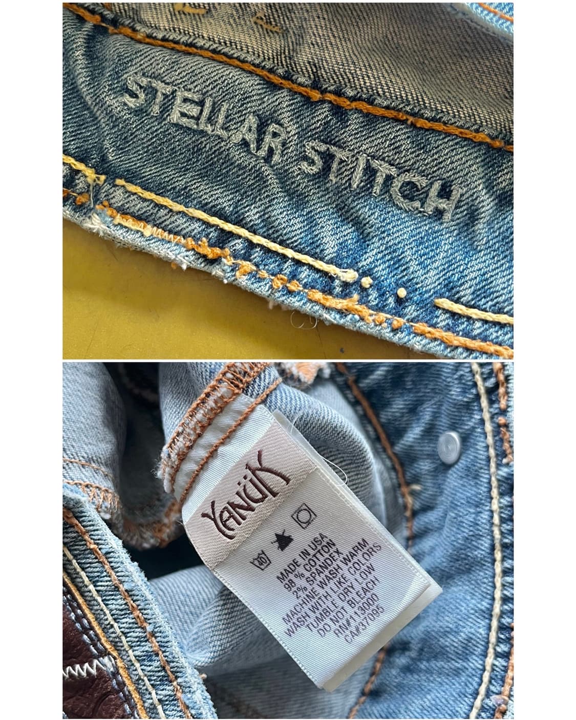 YANUK ヤヌーク Japan Detail Denim Jakcet 상품이미지8