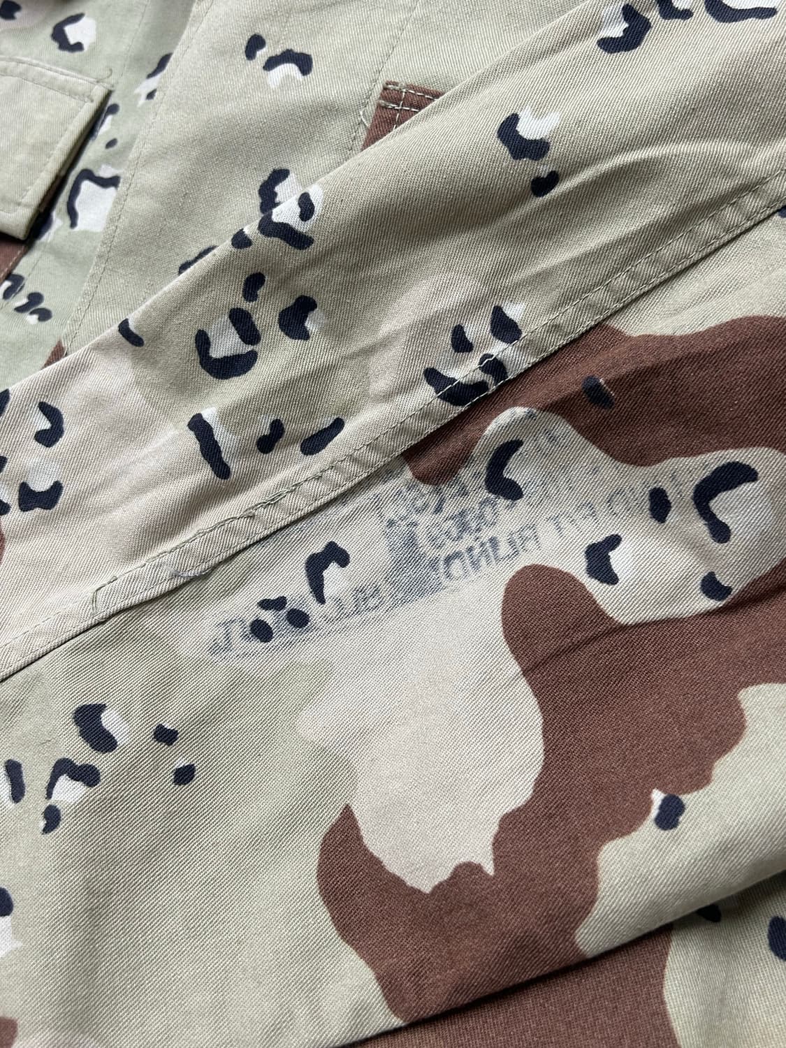 미군 초코칩 카모 사막 BDU 자켓 (S-R) 상품이미지6