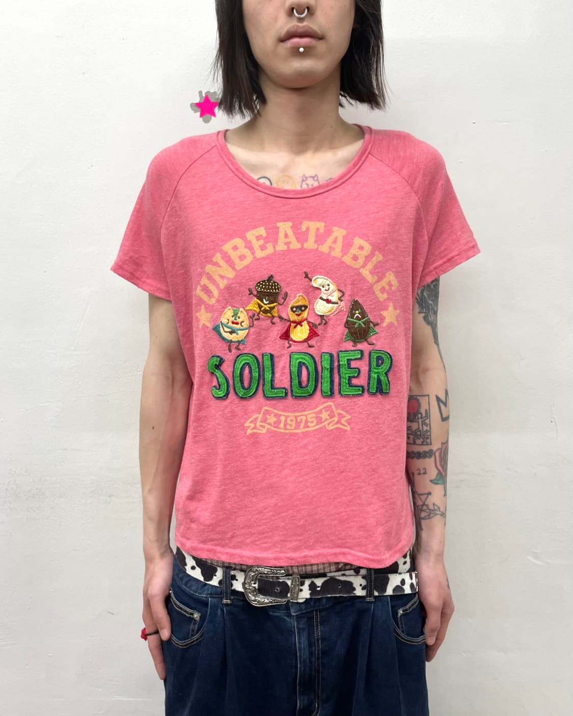  Rough Nuts Shoulder T-Shirt 상품이미지1