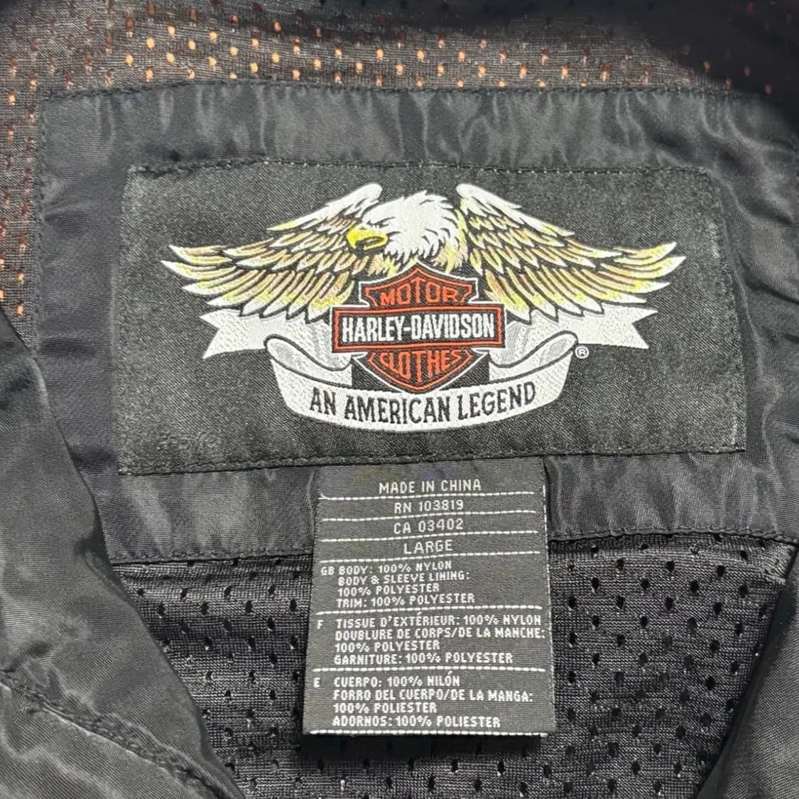 할리데이비슨 모터사이클 바이커 자켓 상품이미지4