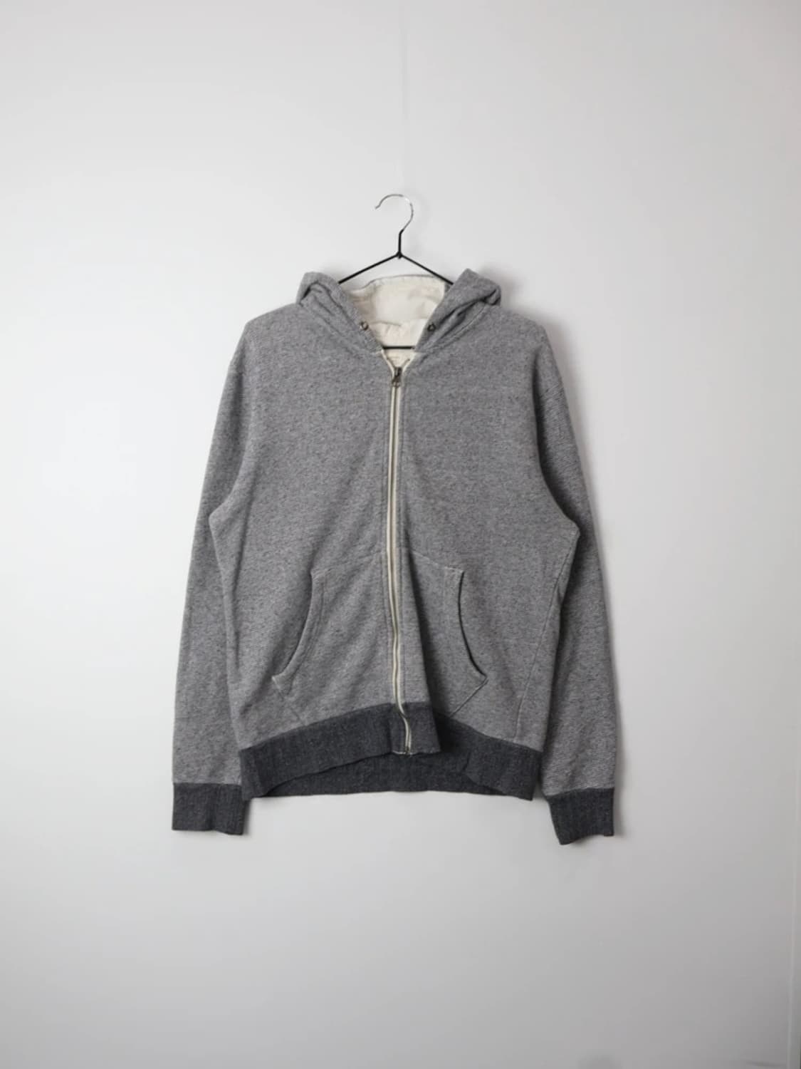 Back Number Two Tone Zip Hoodie 상품이미지4