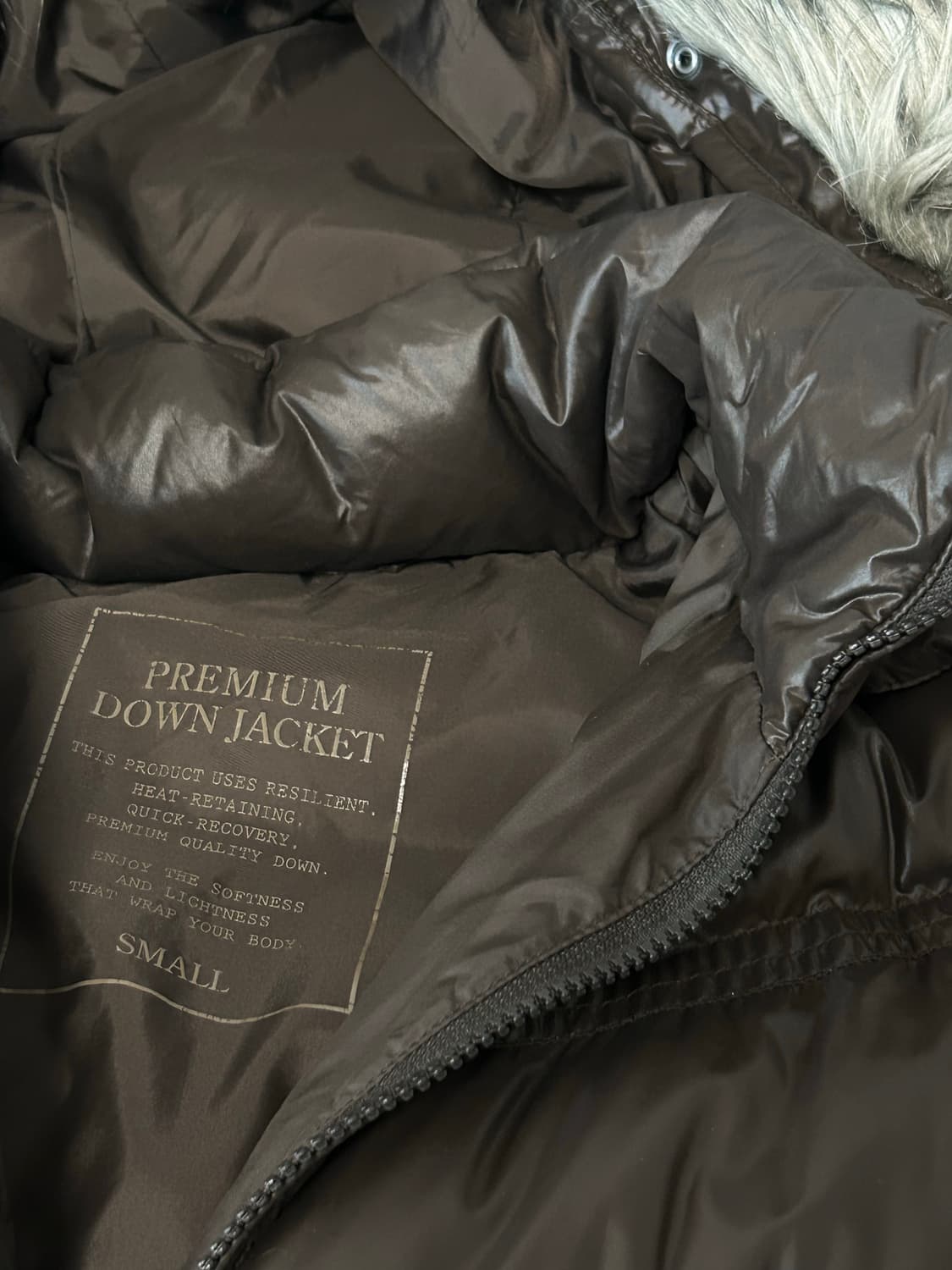 유니클로 브라운 패딩 상품이미지2