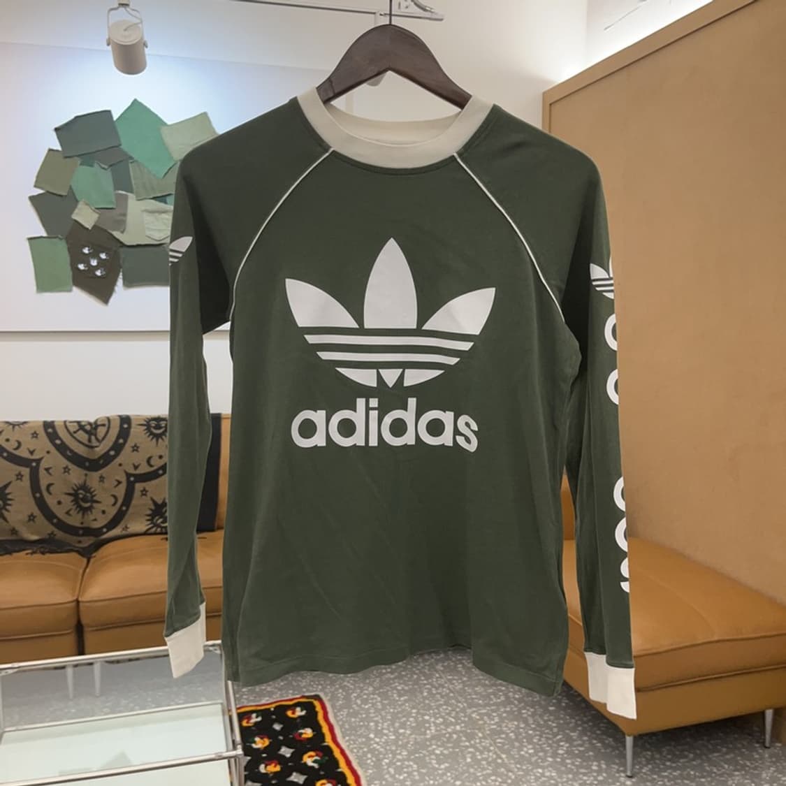 아디다스 스타디움 빈티지 베이스그린 롱슬리브 S C07643 상품이미지3