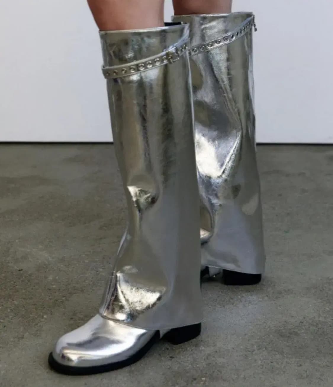 강자매 23 샤크락 2WAY 부츠 - 실버 235 & 245 상품이미지1