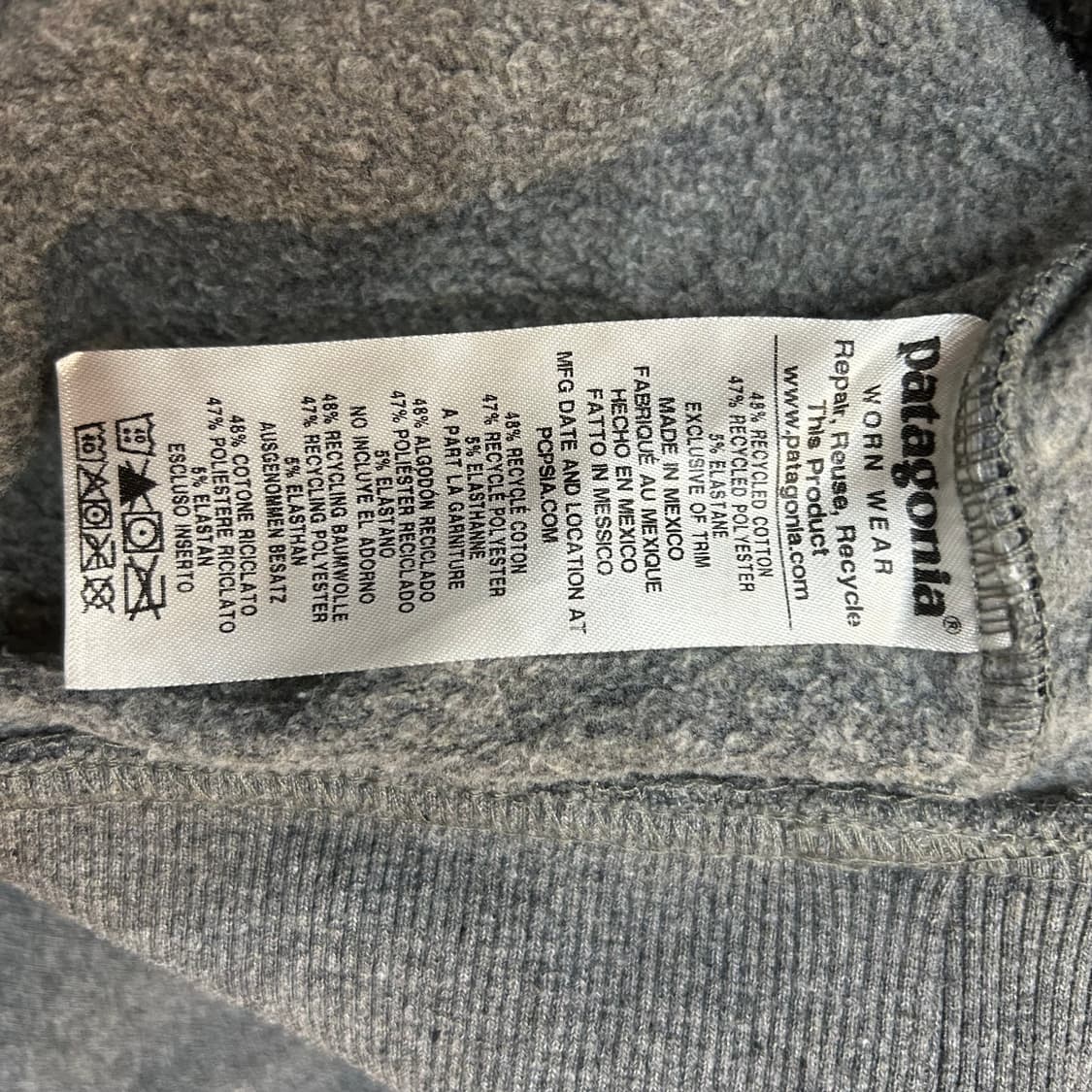 파타고니아 Upcycle 후드티 XS 상품이미지4