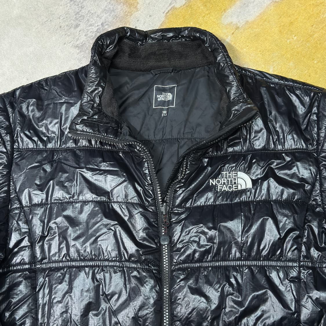 노페 유광 내피 경량 패딩점퍼 L 상품이미지2