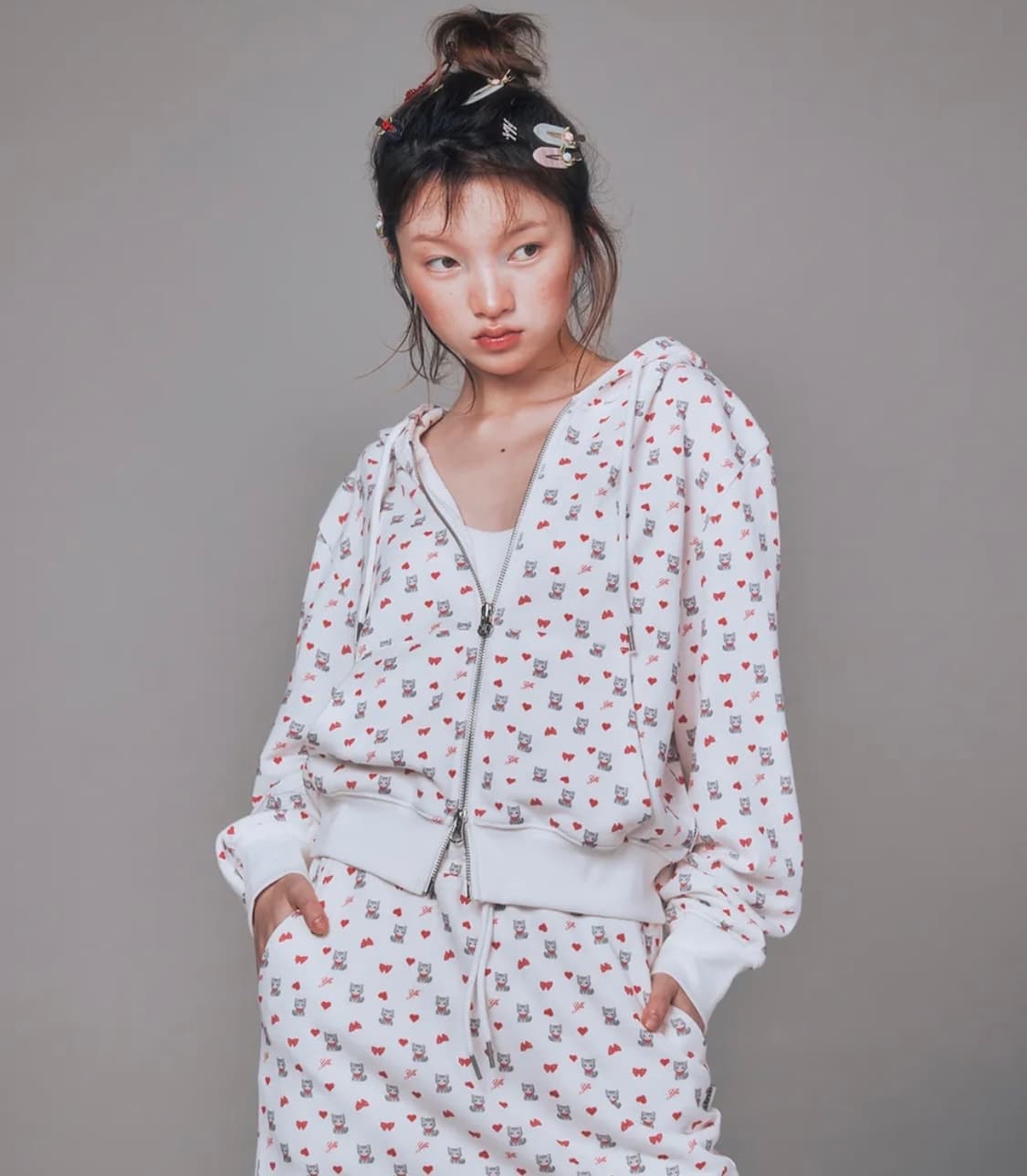 (반반내실분) 유희 youhee petite pattern 셋업  상품이미지1