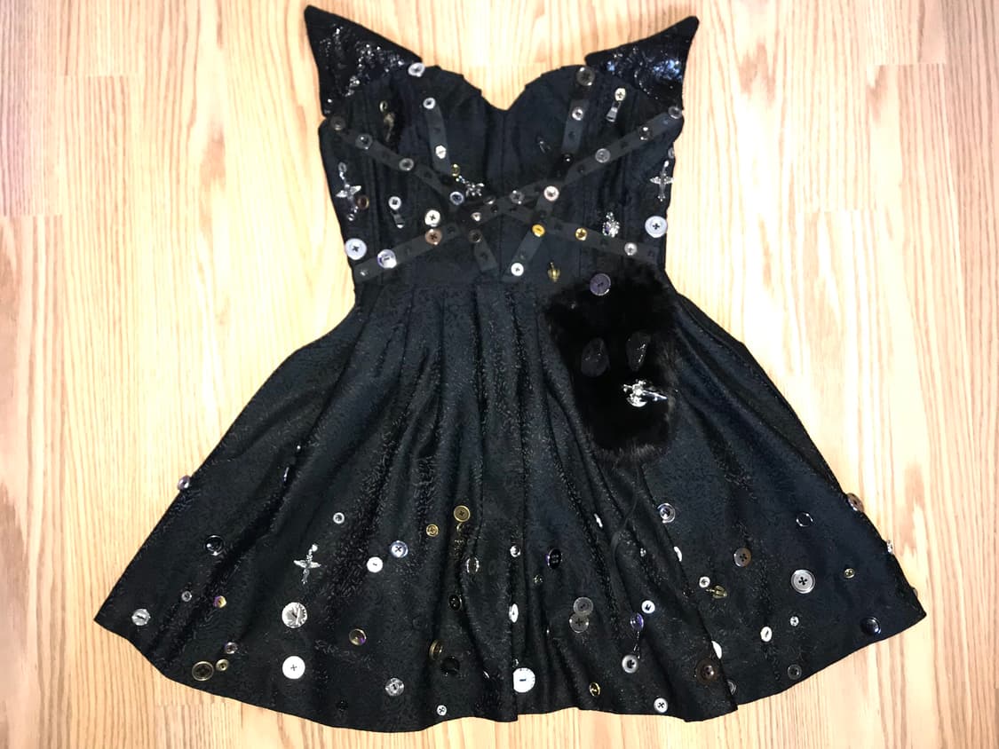 Custom)Cat-Ear/fur mouse tube onepiece 상품이미지2