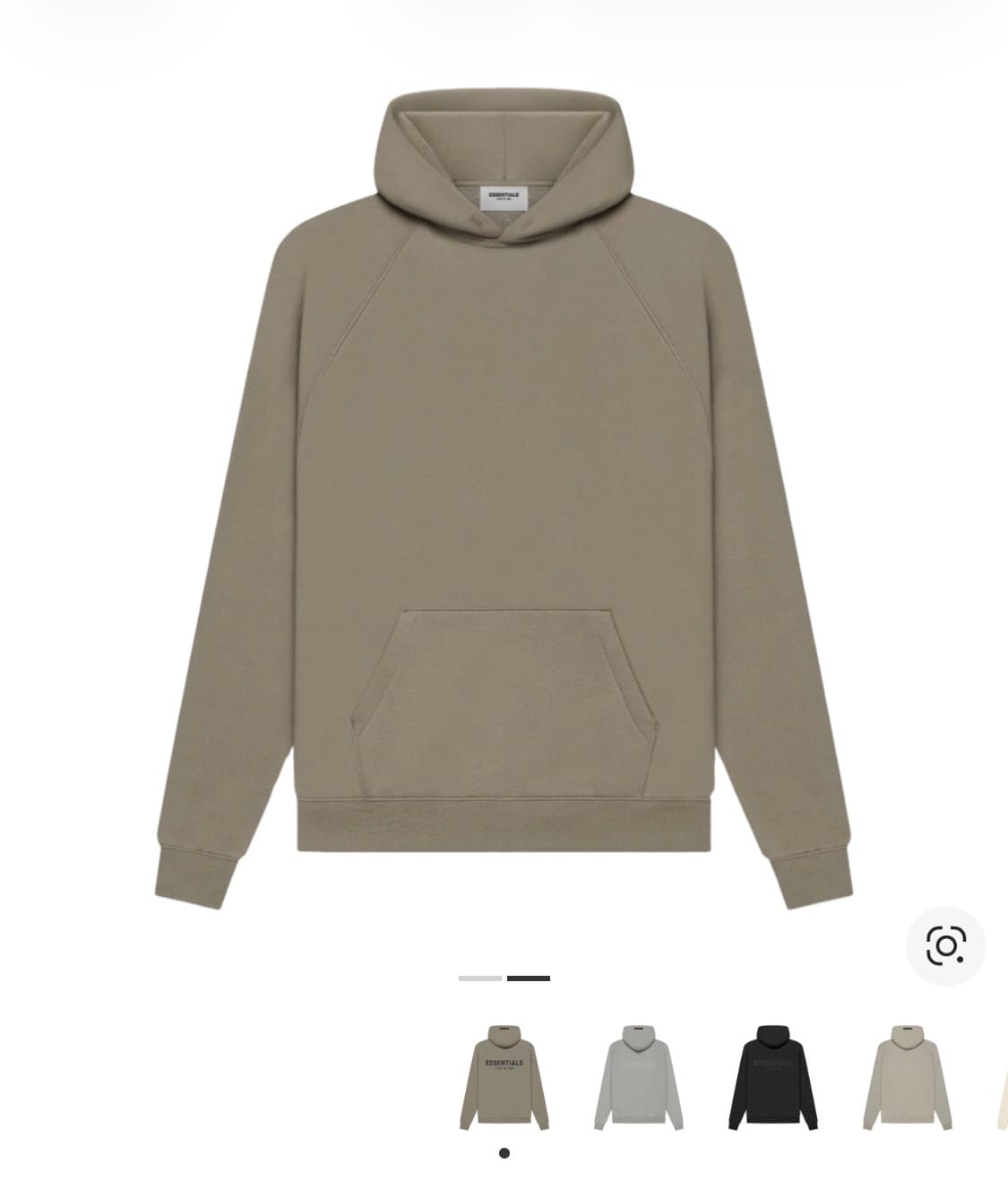 에센셜 피어오브갓 백로고 후드 토프 M 상품이미지2