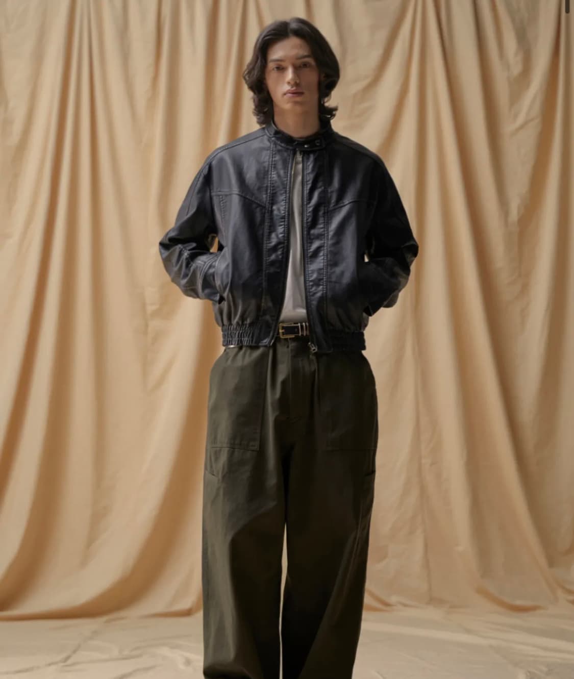 새상품급) 로파이 앤더슨 레이서 자켓 L 상품이미지4