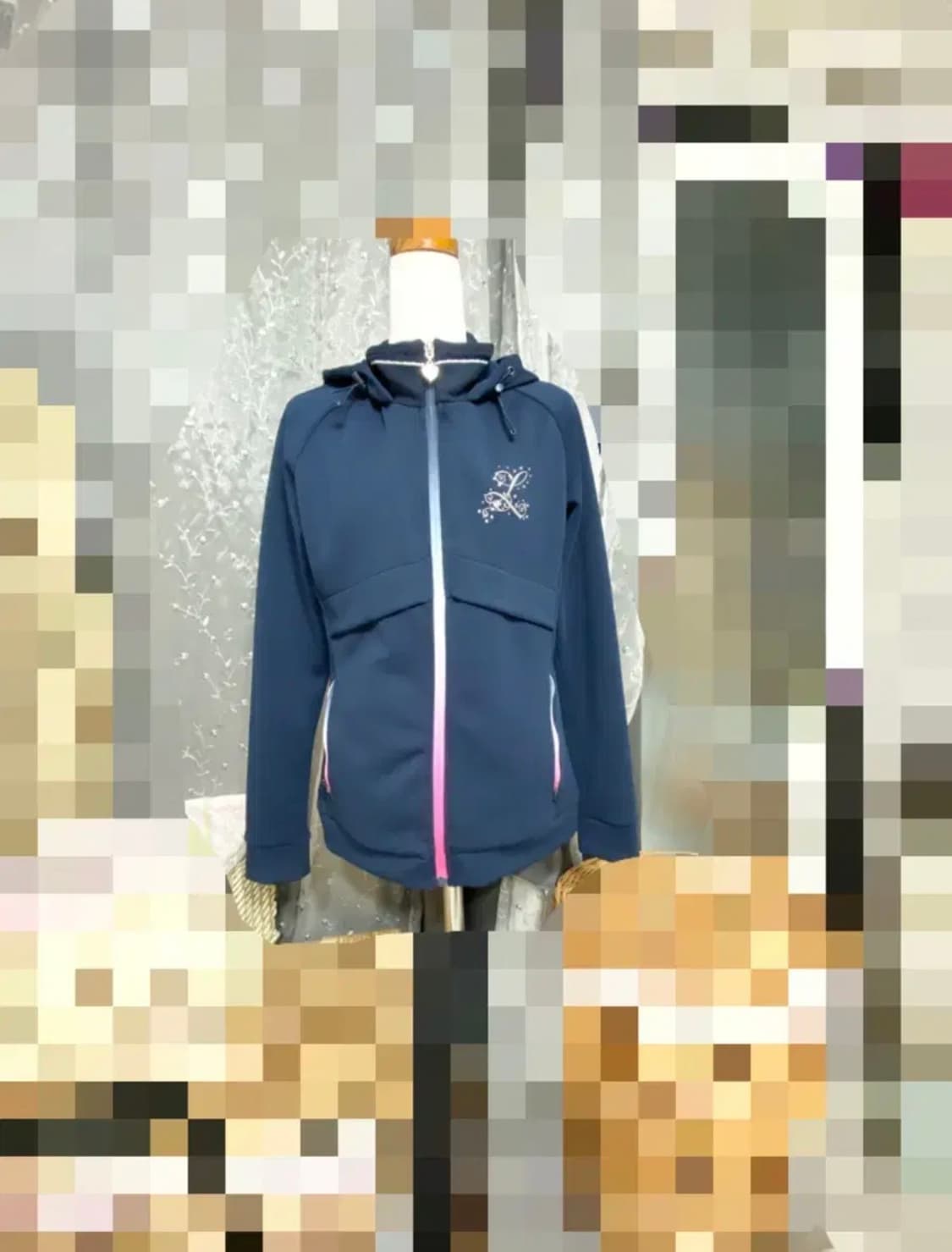 르까프ㅡ 네이비 후드 집업 호칭 95/ 상태최상 상품이미지2