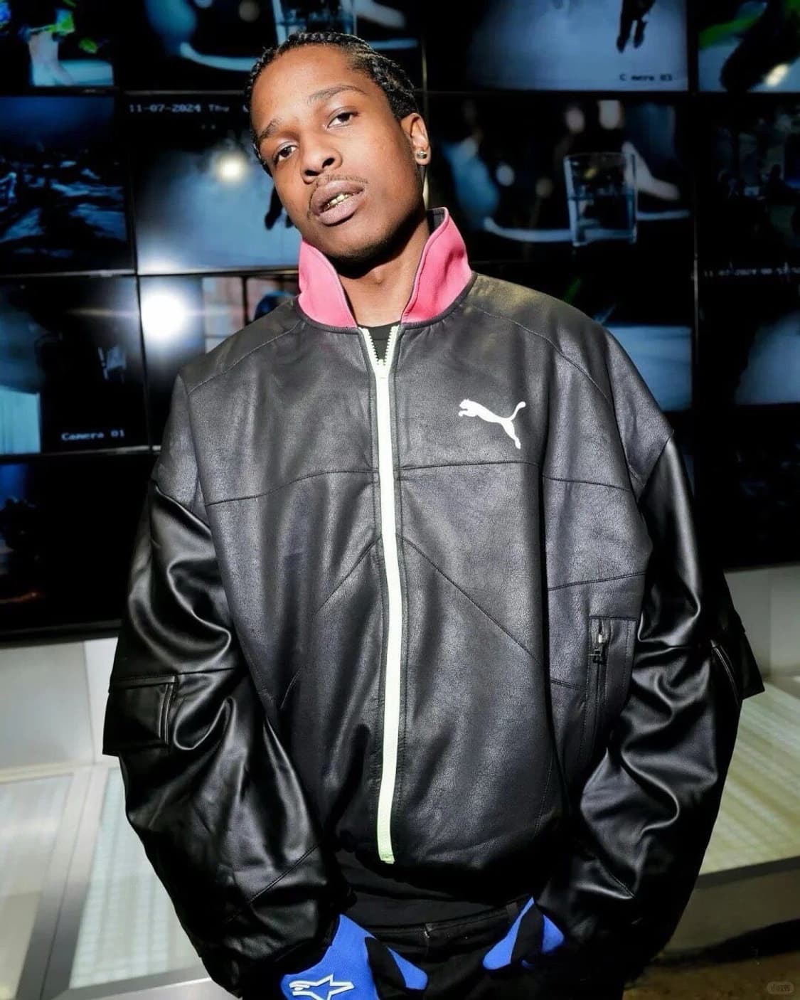 에이셉라키 x 푸마 리버시블 레더자켓 상품이미지1