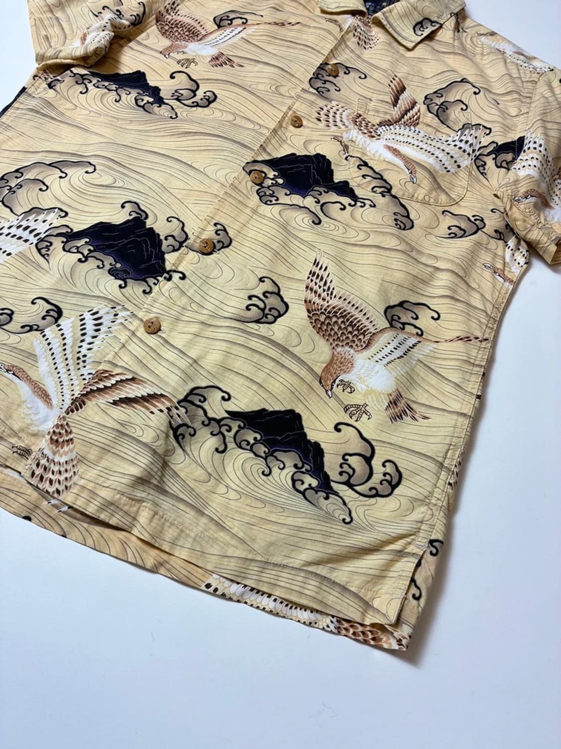 타케오 키쿠치 00's 재팬 에스닉 패턴 반팔 셔츠 PN8861 상품이미지3