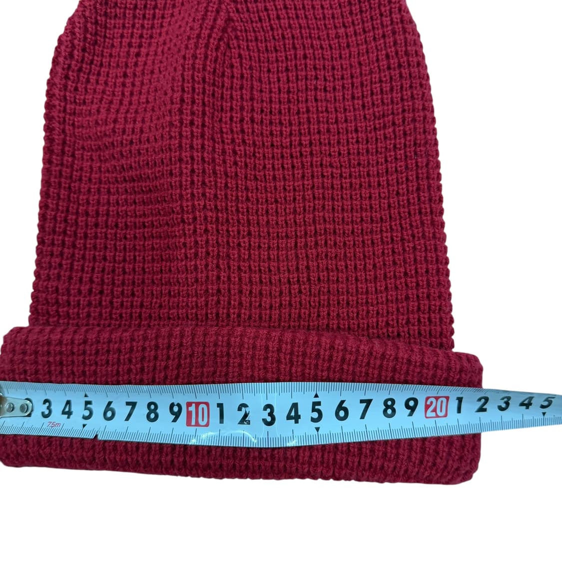 홀리스터 와플 Y2K 비니 모자 레드 상품이미지5