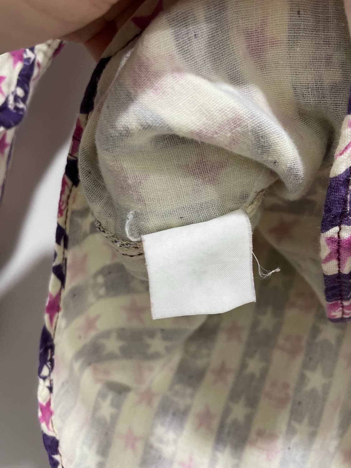 (빈티지)레어 90's 히스테릭글래머 스컬 스타올오버 패턴 슬림핏 셔츠 상품이미지5