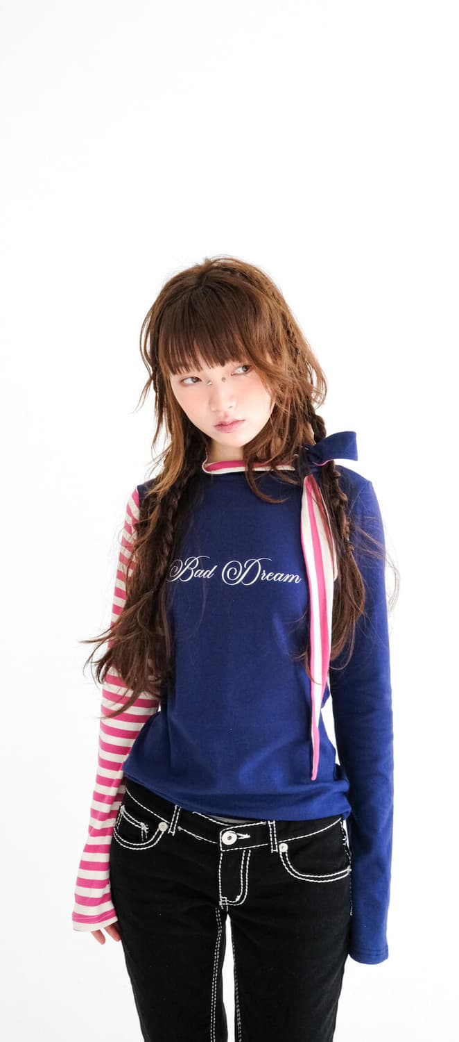 샵페어리 petit scarf stripe turtleneck 상품이미지2